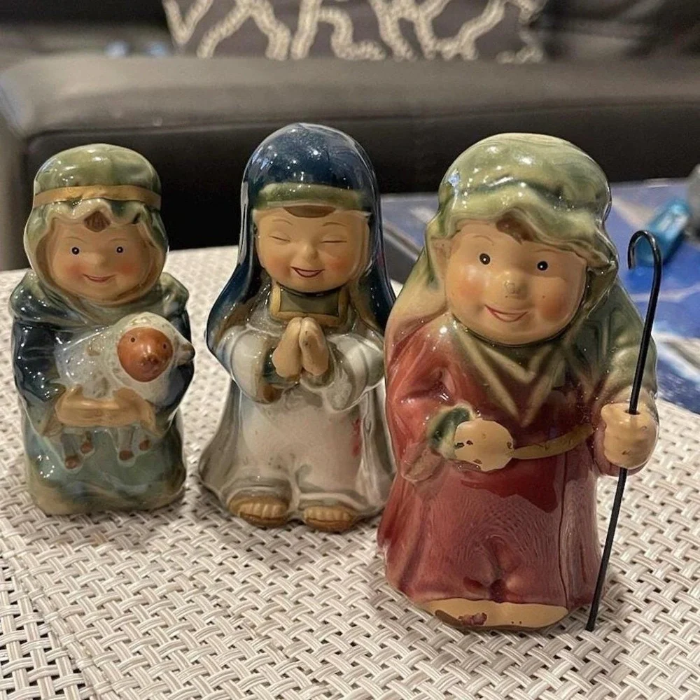 JOSEPH , Mary Shepherd - JC Penney Children Nativity Replacement‎ Piece